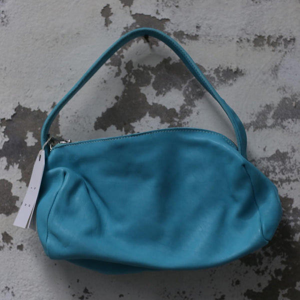 Guidi soft horse leather cube shoulder bag JAN3 series Italy handmade GD-JAN3-LSS turquoise